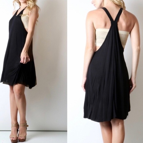 🆕 Ivory Racerback Tunic Dress - Picture 2 of 2